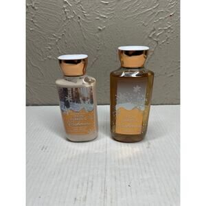 Bath & Body Works Snow Flakes & Cashmere 24 Hour Lotion‎ Shea Butter & Show Gel